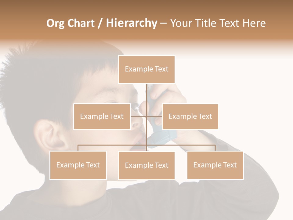 A Young Boy Holding A Cell Phone To His Ear PowerPoint Template