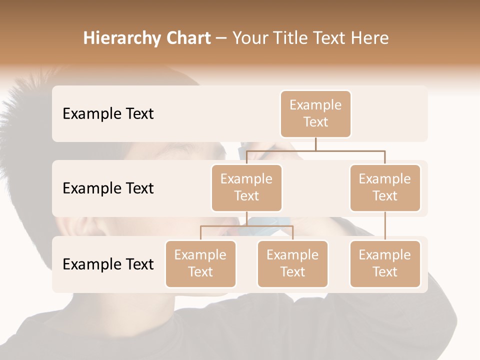 A Young Boy Holding A Cell Phone To His Ear PowerPoint Template