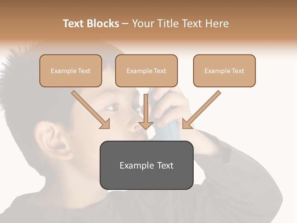 A Young Boy Holding A Cell Phone To His Ear PowerPoint Template