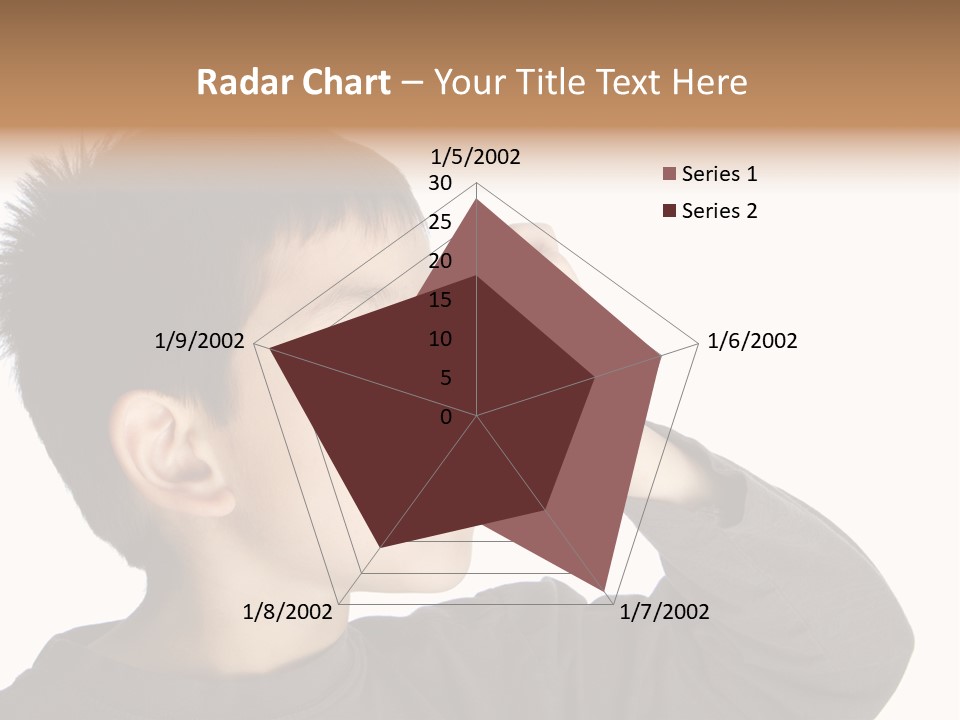 A Young Boy Holding A Cell Phone To His Ear PowerPoint Template