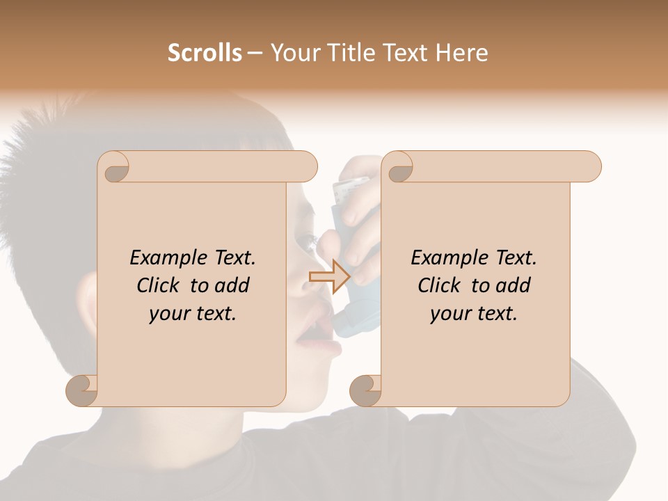 A Young Boy Holding A Cell Phone To His Ear PowerPoint Template