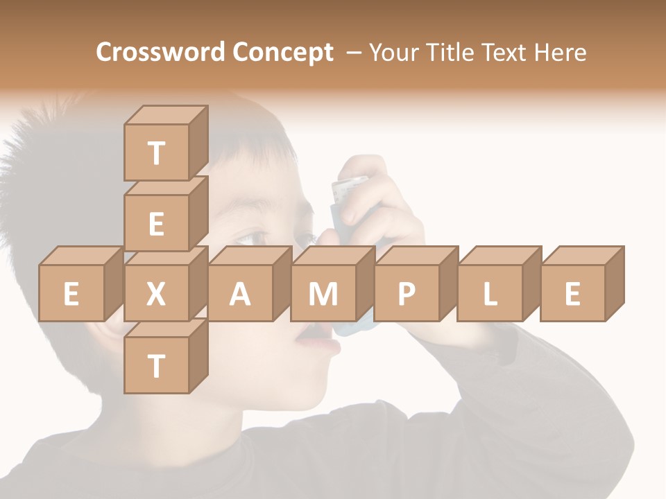 A Young Boy Holding A Cell Phone To His Ear PowerPoint Template