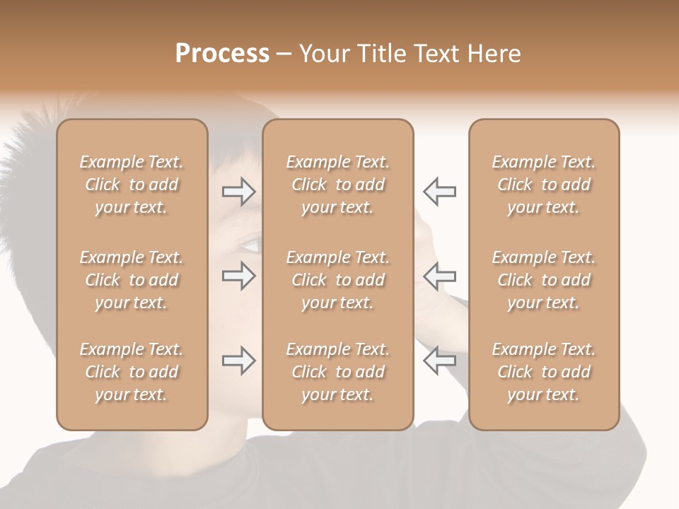 A Young Boy Holding A Cell Phone To His Ear PowerPoint Template