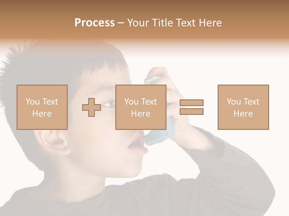 A Young Boy Holding A Cell Phone To His Ear PowerPoint Template