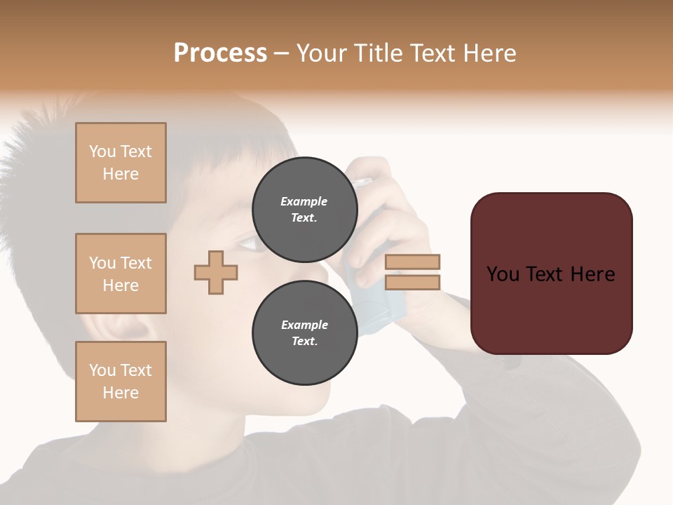 A Young Boy Holding A Cell Phone To His Ear PowerPoint Template