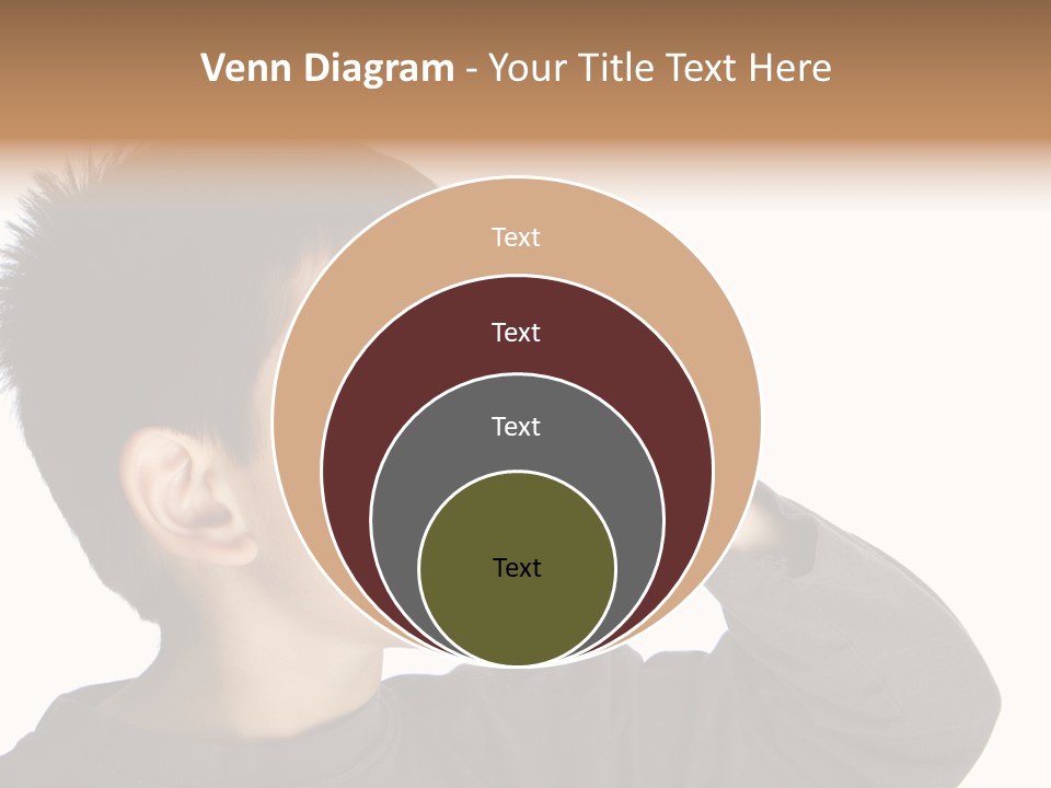 A Young Boy Holding A Cell Phone To His Ear PowerPoint Template