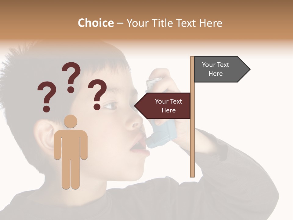 A Young Boy Holding A Cell Phone To His Ear PowerPoint Template
