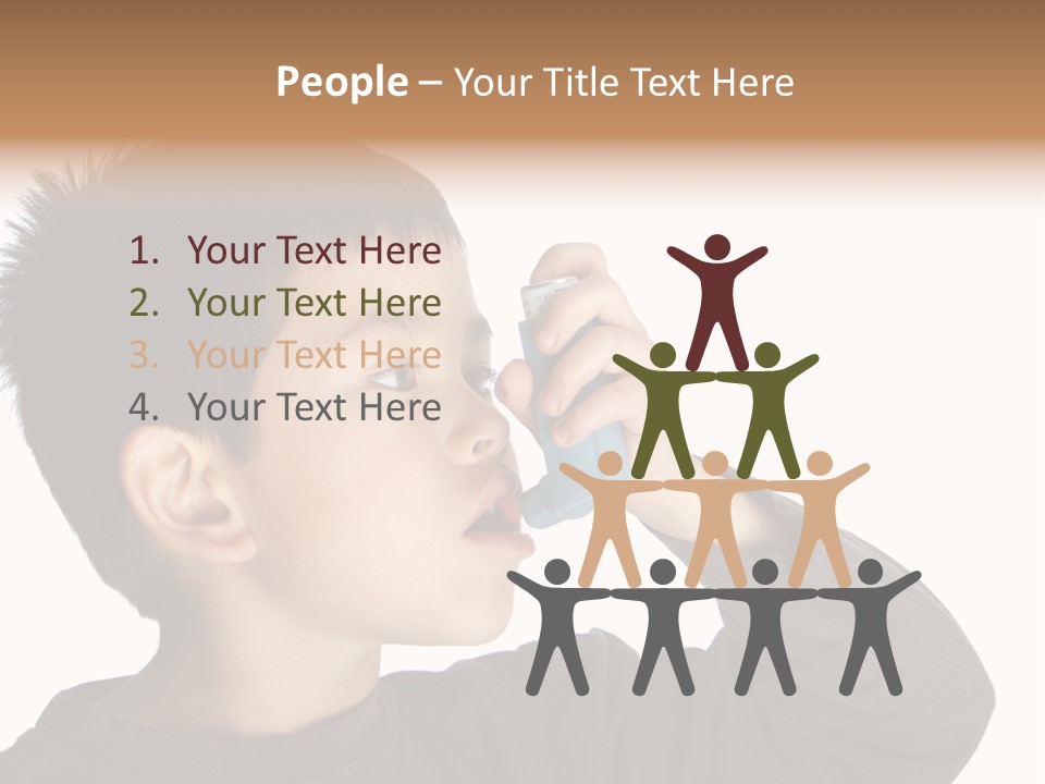 A Young Boy Holding A Cell Phone To His Ear PowerPoint Template