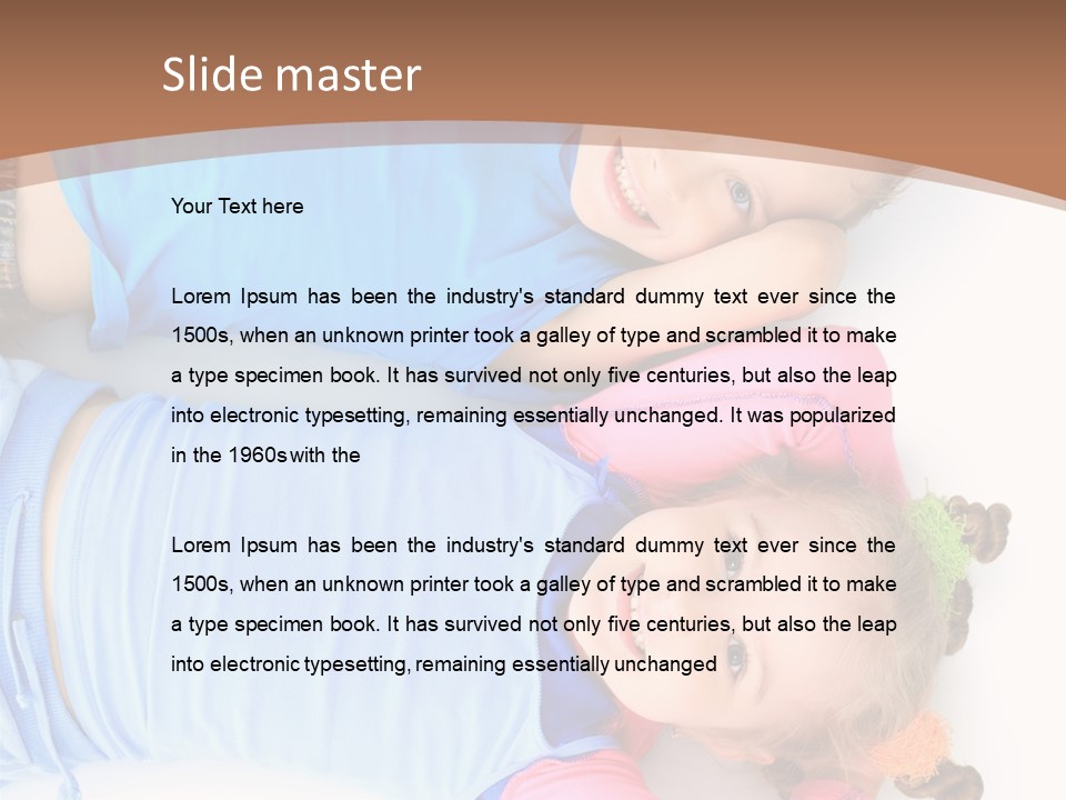 Education Joyful Beautiful PowerPoint Template