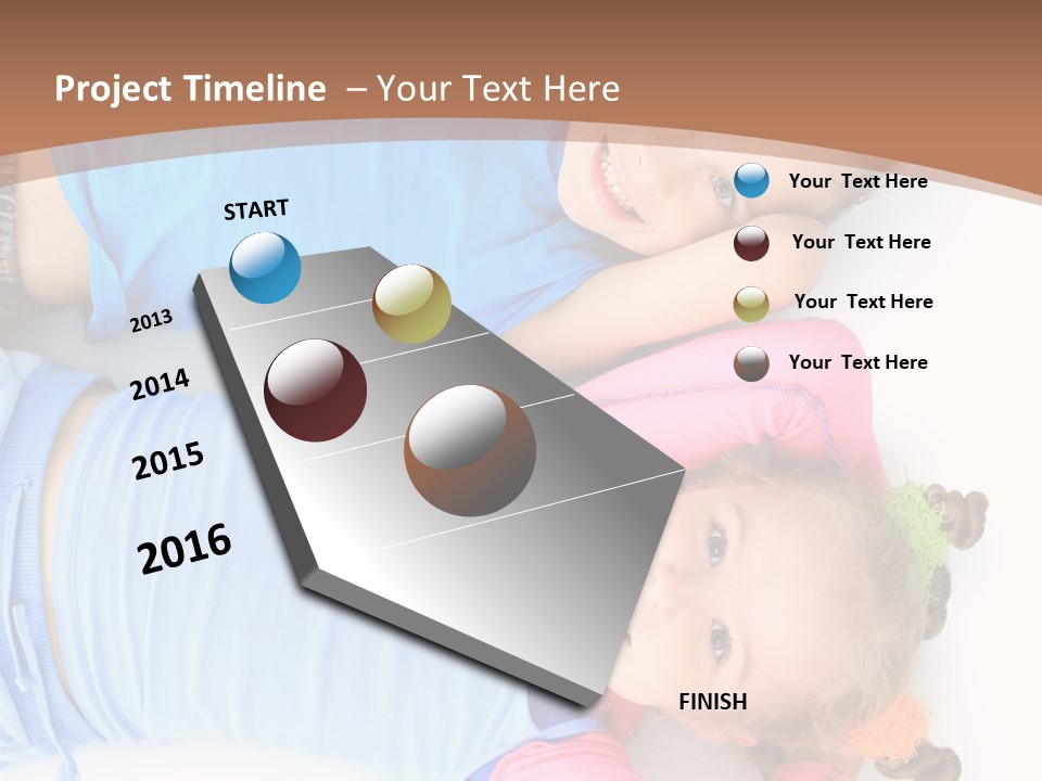 Education Joyful Beautiful PowerPoint Template