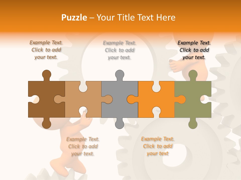Person Mechanism Engaged PowerPoint Template