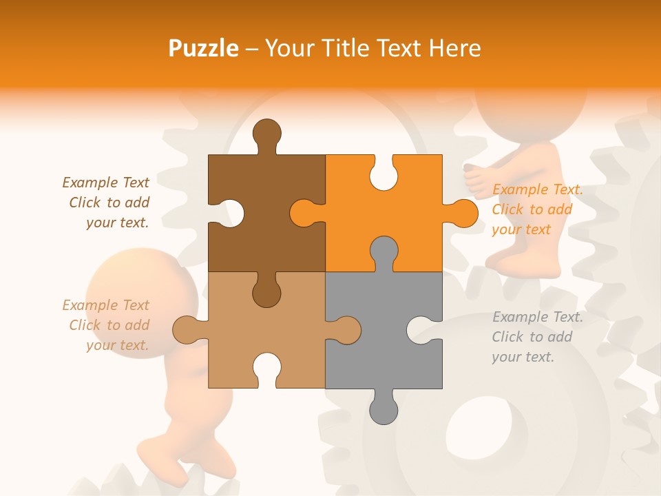 Person Mechanism Engaged PowerPoint Template