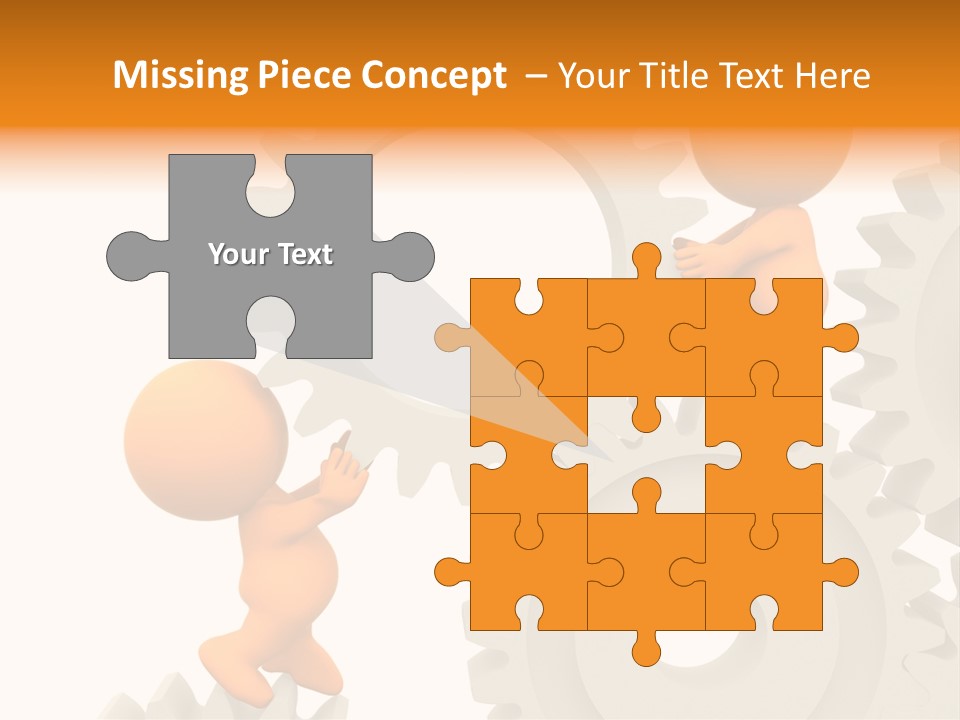 Person Mechanism Engaged PowerPoint Template