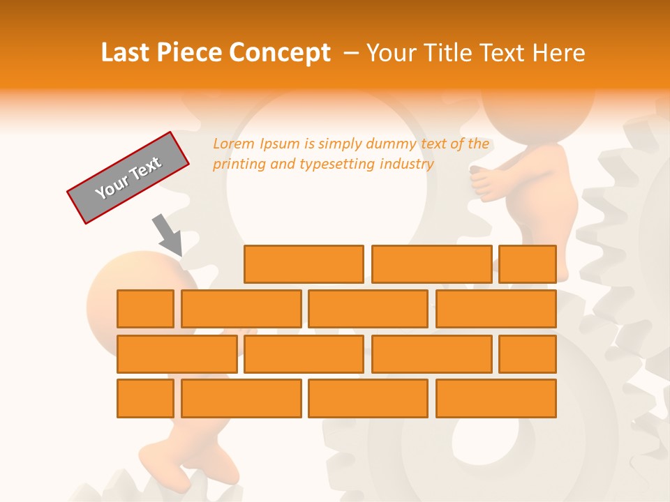 Person Mechanism Engaged PowerPoint Template