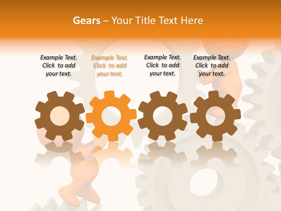 Person Mechanism Engaged PowerPoint Template