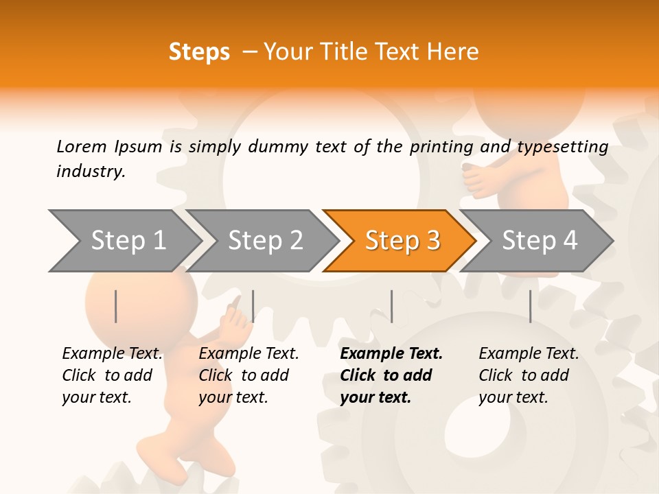 Person Mechanism Engaged PowerPoint Template