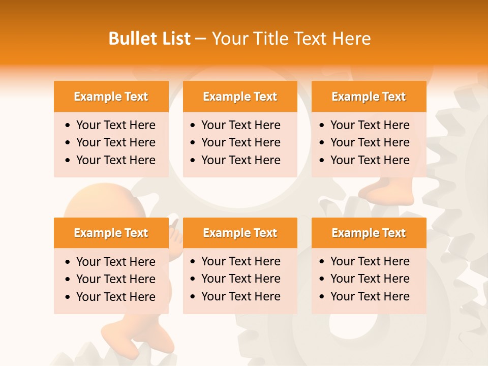 Person Mechanism Engaged PowerPoint Template