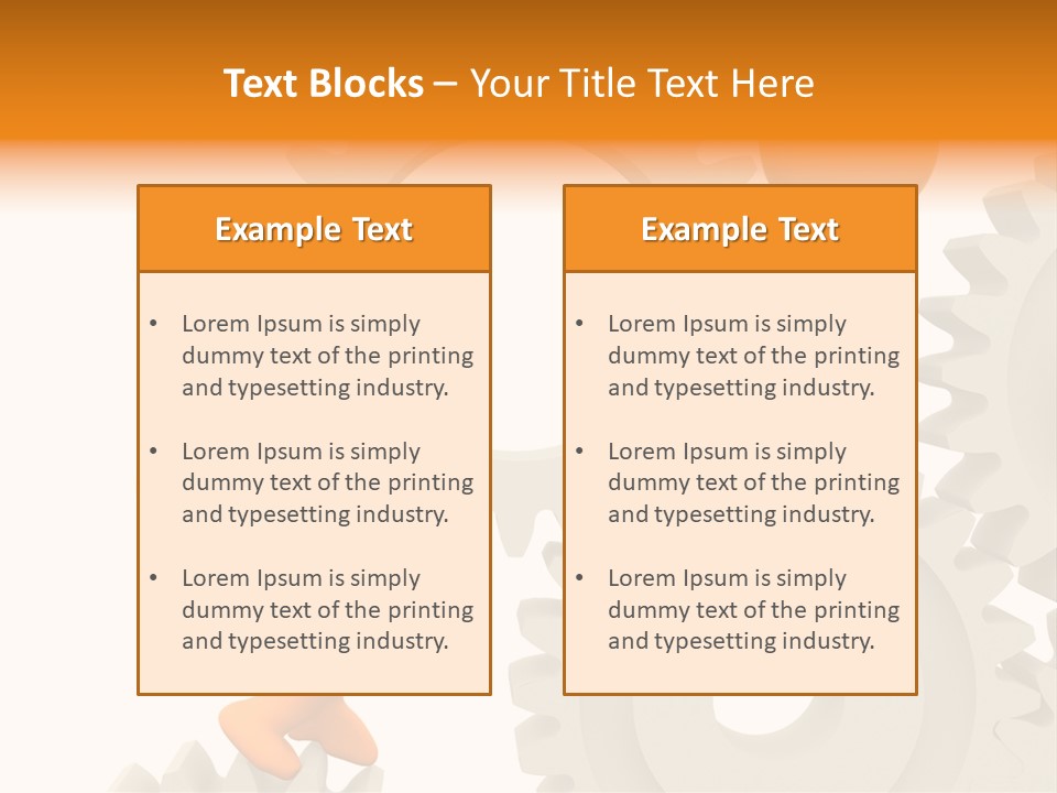 Person Mechanism Engaged PowerPoint Template