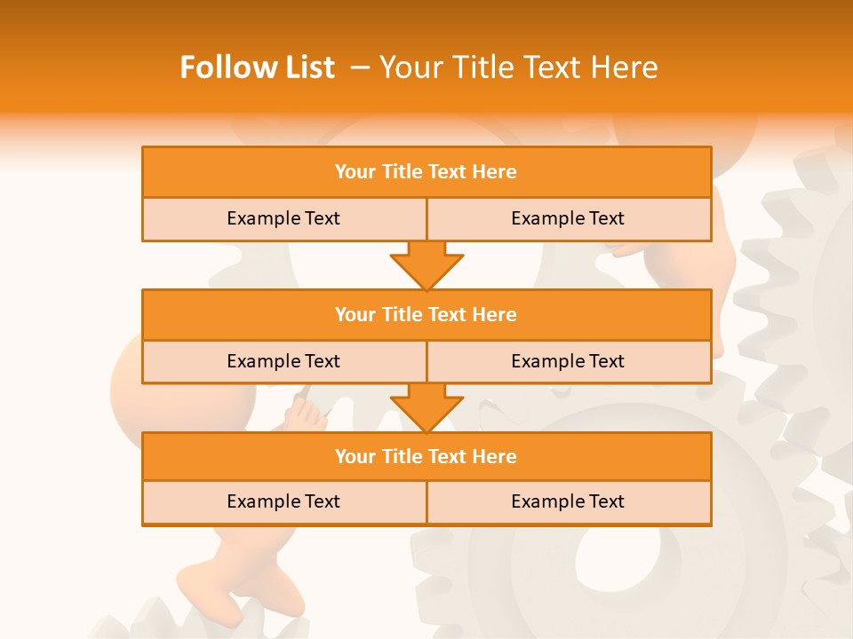 Person Mechanism Engaged PowerPoint Template