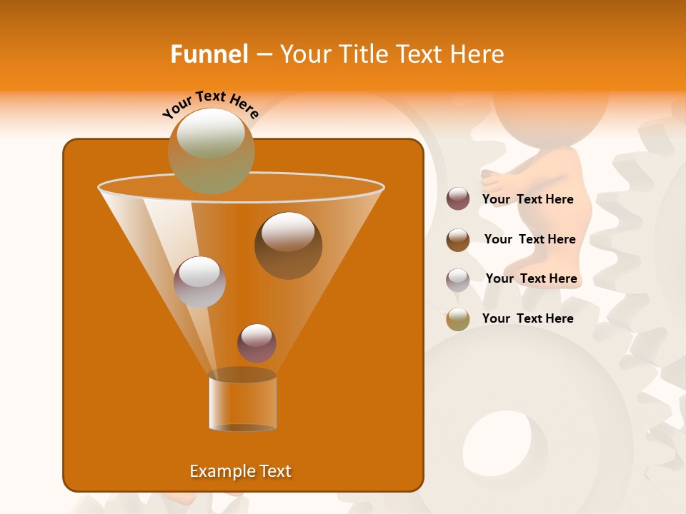 Person Mechanism Engaged PowerPoint Template