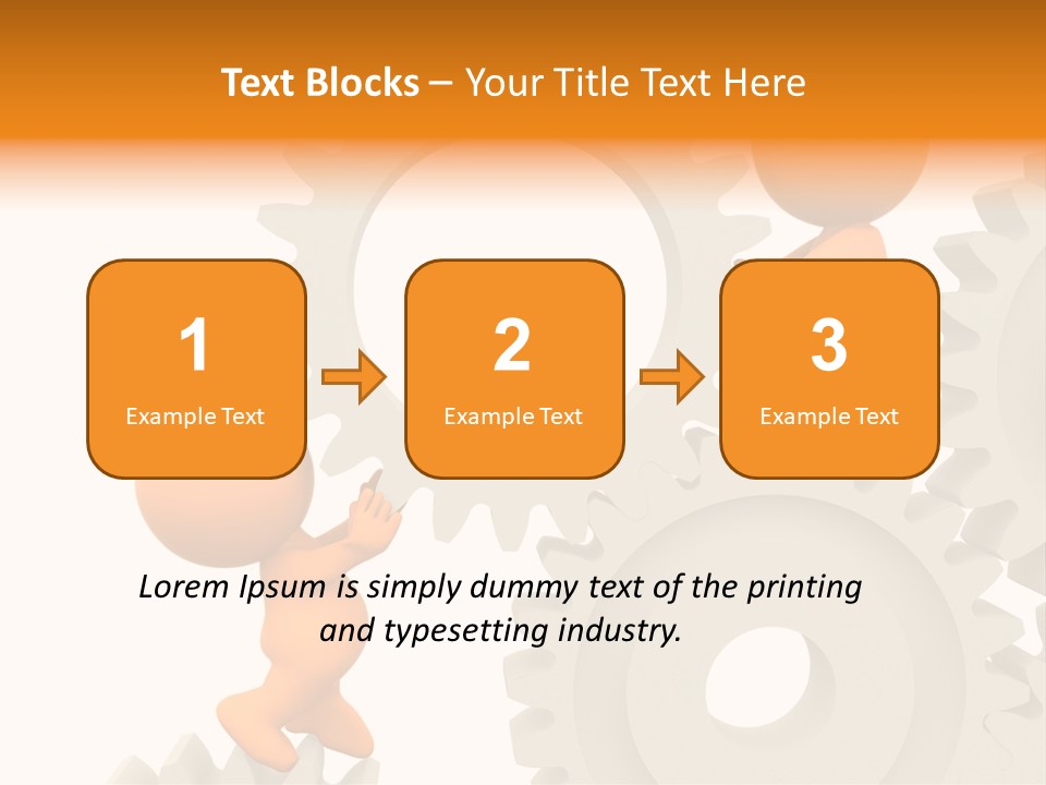 Person Mechanism Engaged PowerPoint Template