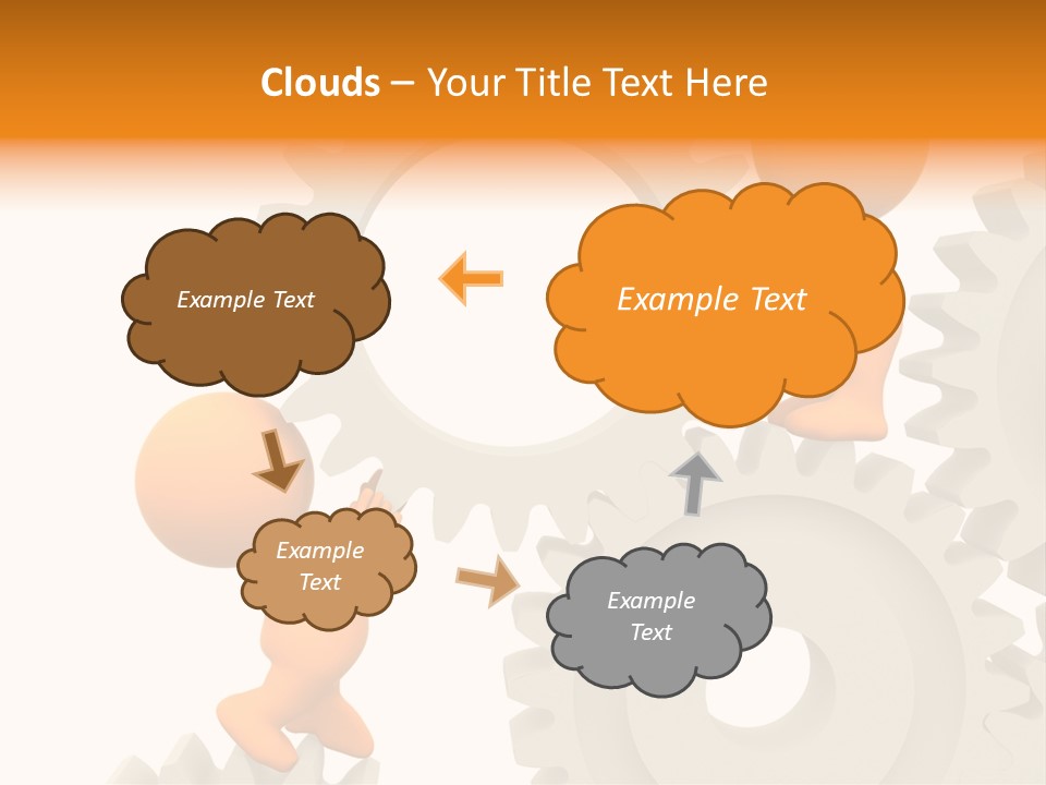 Person Mechanism Engaged PowerPoint Template