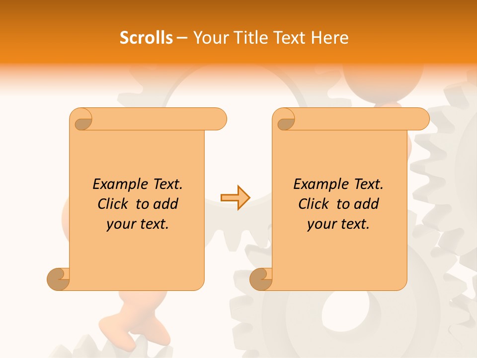 Person Mechanism Engaged PowerPoint Template