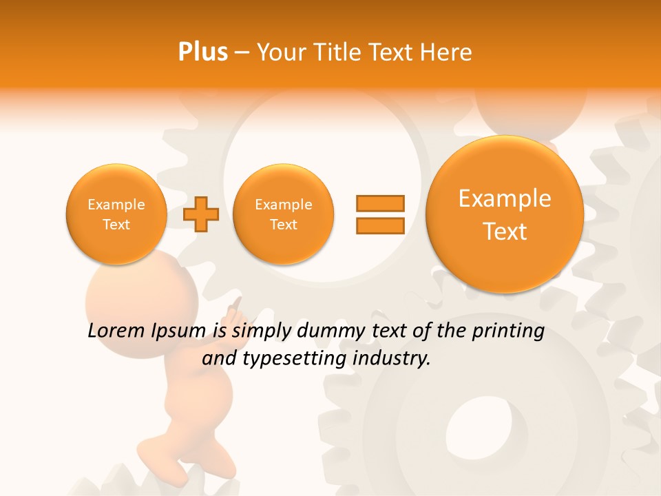 Person Mechanism Engaged PowerPoint Template