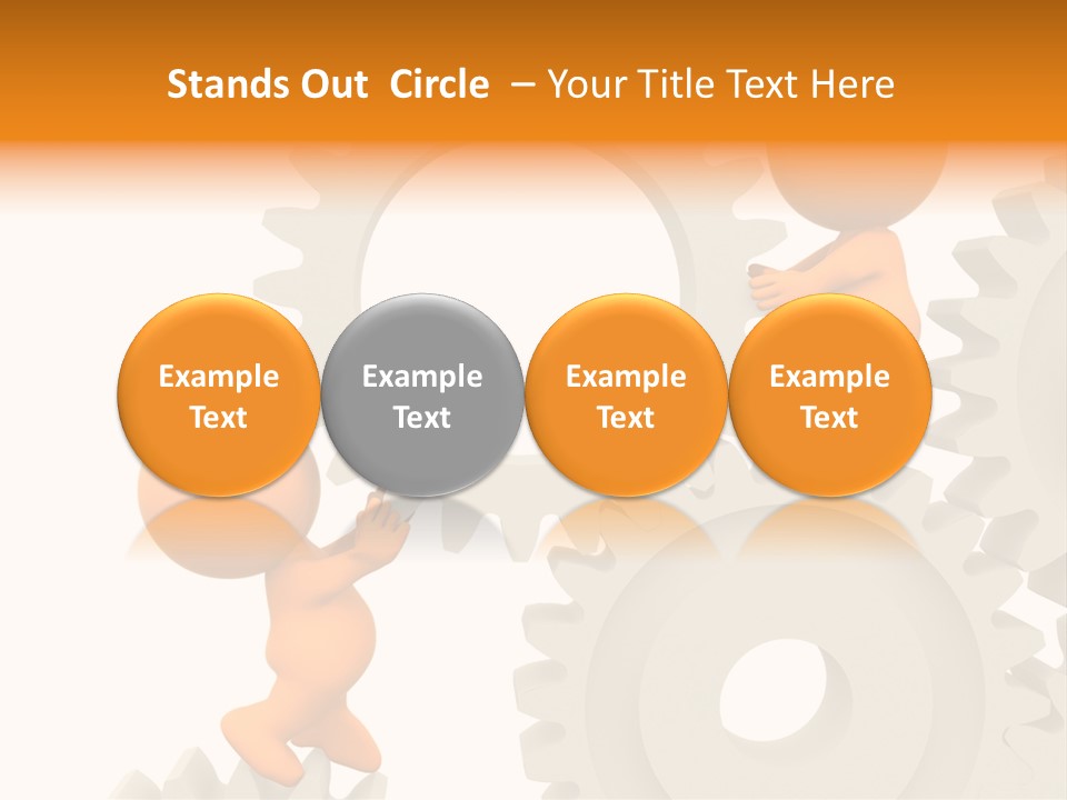 Person Mechanism Engaged PowerPoint Template
