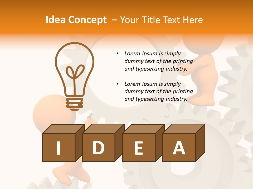 Person Mechanism Engaged PowerPoint Template