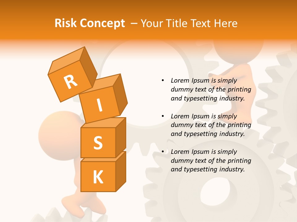 Person Mechanism Engaged PowerPoint Template