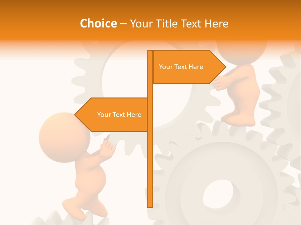 Person Mechanism Engaged PowerPoint Template