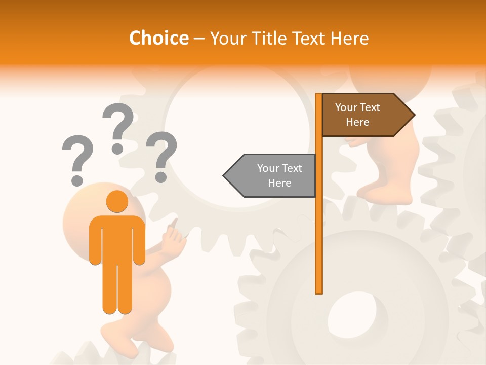 Person Mechanism Engaged PowerPoint Template