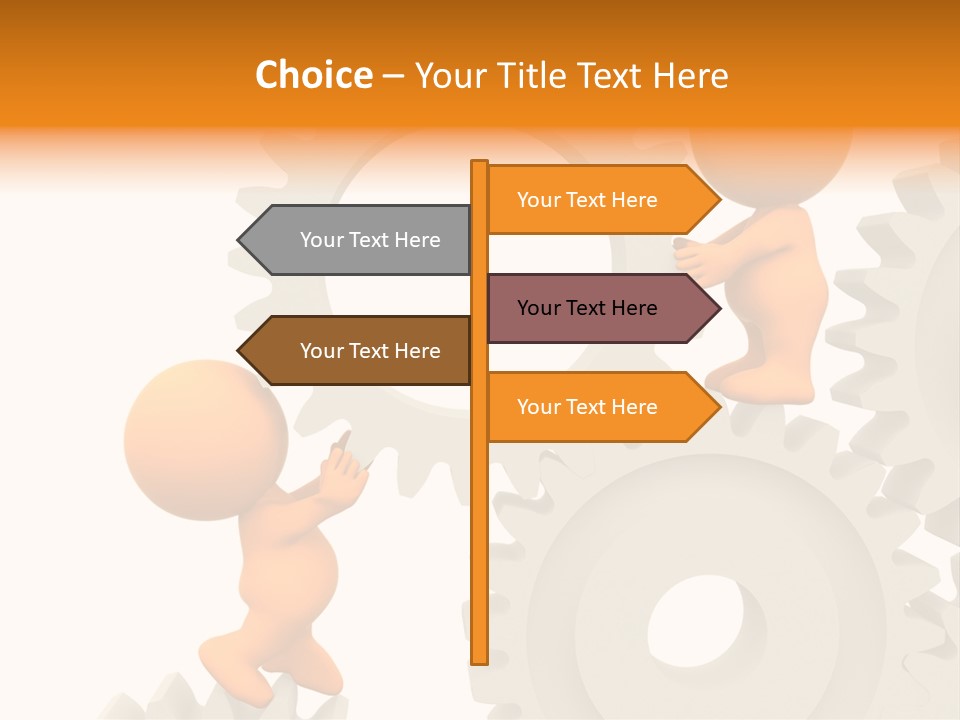 Person Mechanism Engaged PowerPoint Template