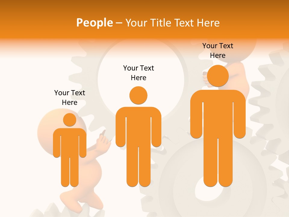 Person Mechanism Engaged PowerPoint Template