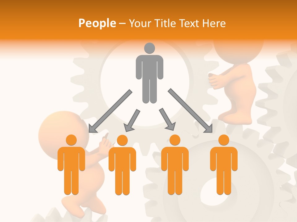 Person Mechanism Engaged PowerPoint Template