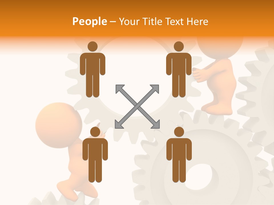 Person Mechanism Engaged PowerPoint Template