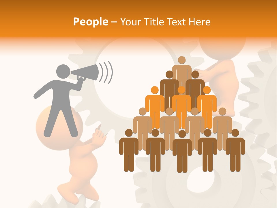 Person Mechanism Engaged PowerPoint Template