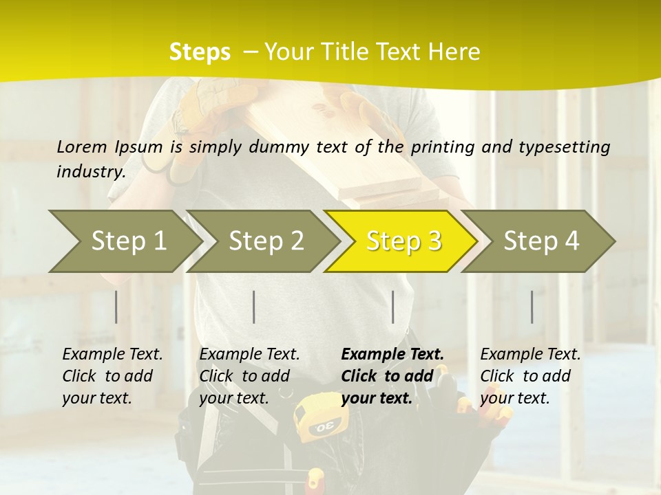 Build Install Development PowerPoint Template
