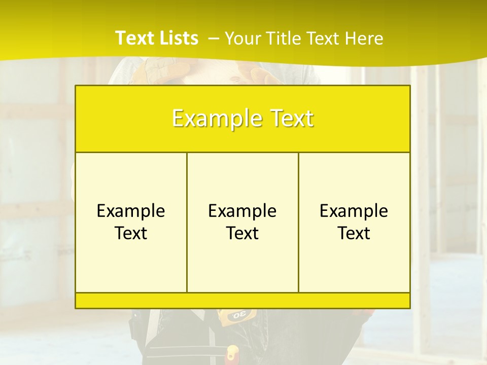 Build Install Development PowerPoint Template