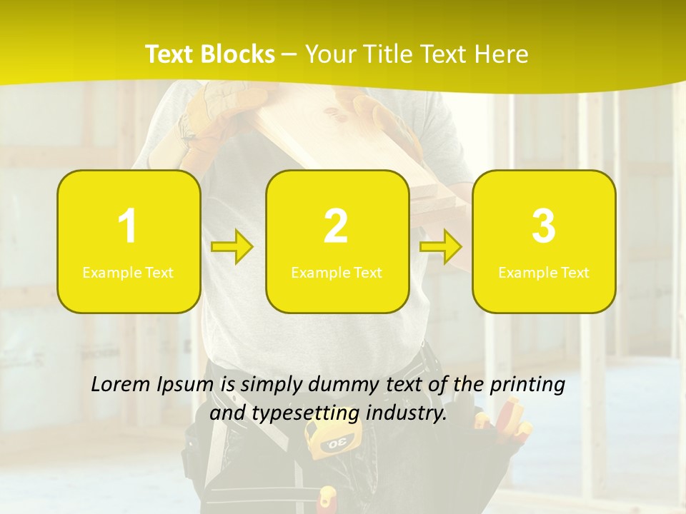 Build Install Development PowerPoint Template