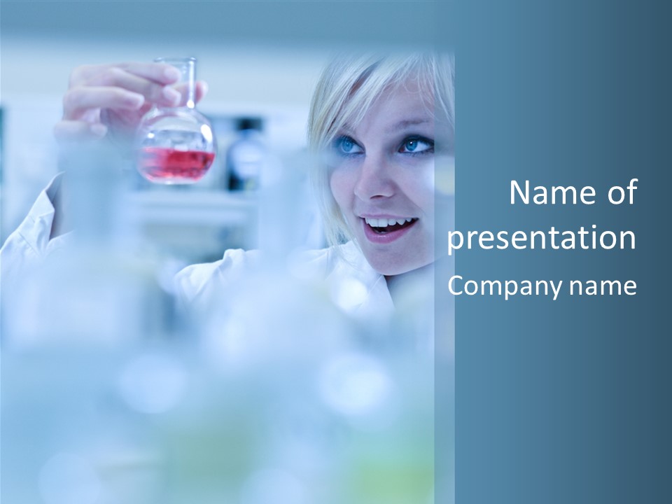 People Smile Chemistry PowerPoint Template