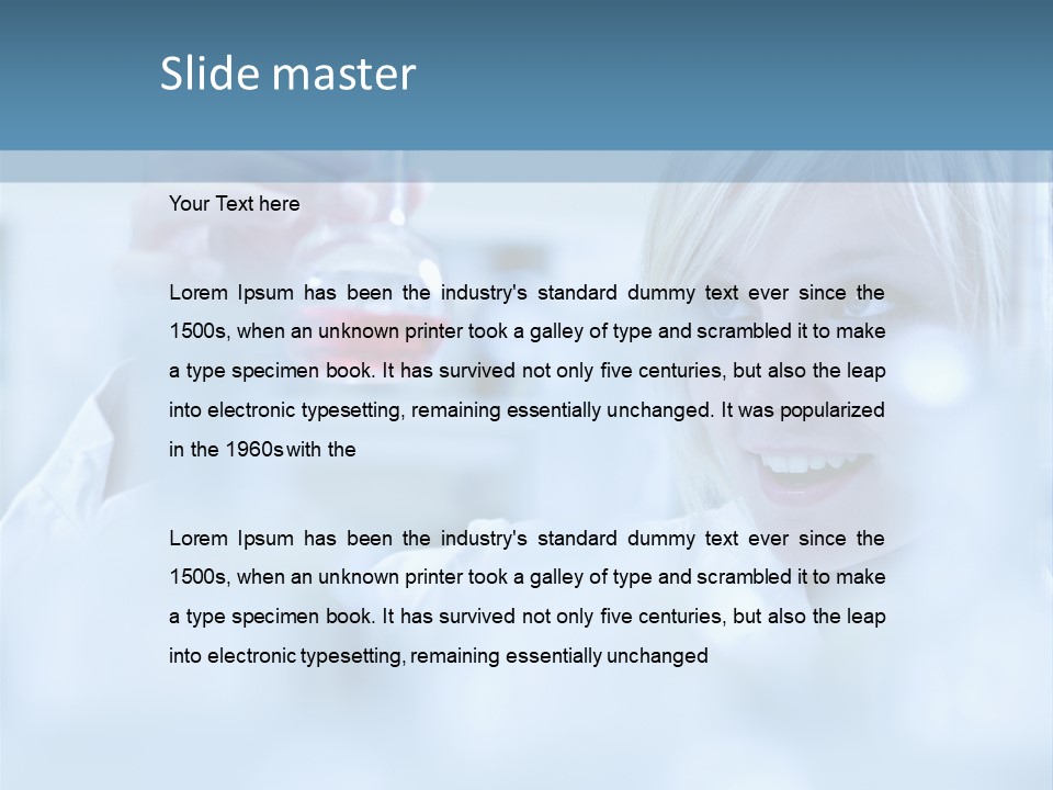 People Smile Chemistry PowerPoint Template