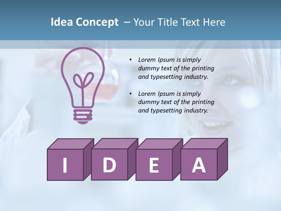 People Smile Chemistry PowerPoint Template