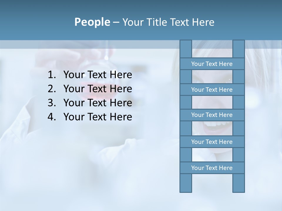 People Smile Chemistry PowerPoint Template
