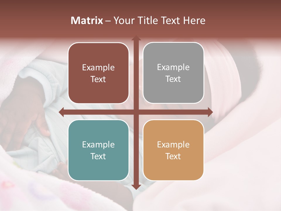 Cute Beautiful Baby PowerPoint Template