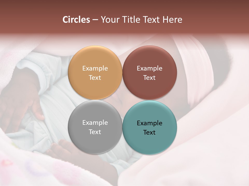 Cute Beautiful Baby PowerPoint Template