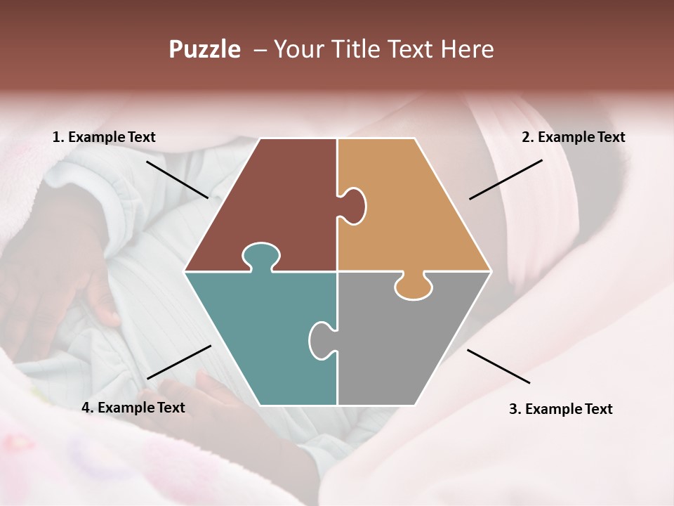 Cute Beautiful Baby PowerPoint Template