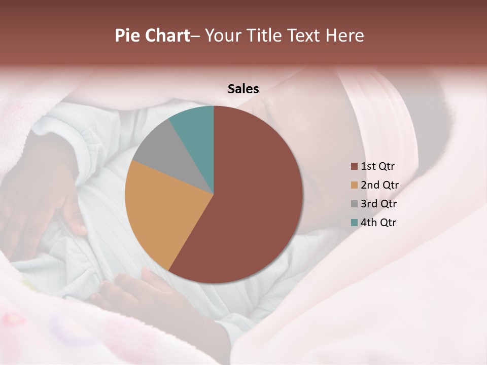 Cute Beautiful Baby PowerPoint Template