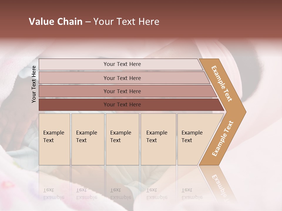 Cute Beautiful Baby PowerPoint Template